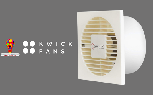 Axial Fan 4"(100mm) Sweep WHITE