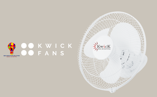 Cabin Fan 12"(300mm) SWEEP White