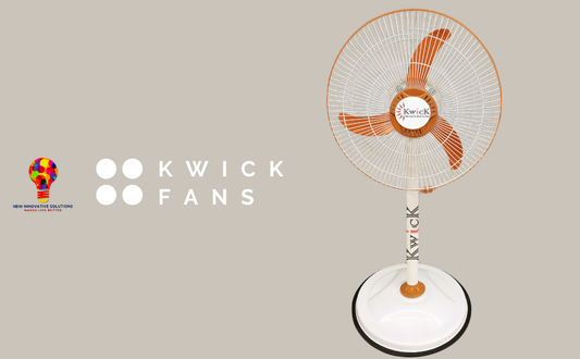 Bullet Stand Fan 16"(400mm) Sweep WHITE