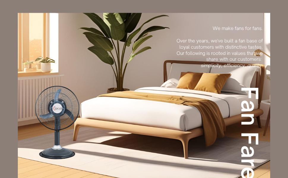 Bullet Stand Fan 12"(300mm) Sweep BLACK
