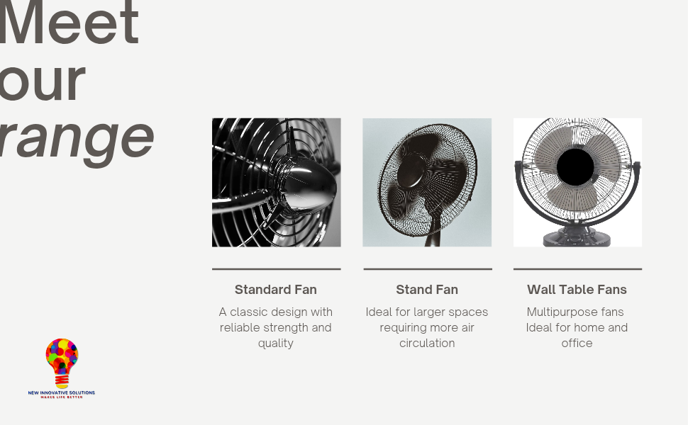 Bullet Stand Fan 16"(400mm) Sweep WHITE