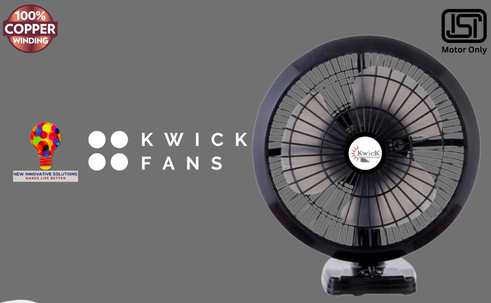 KWICK WALL TABLE 12"(300mm) SWEEP BLACK